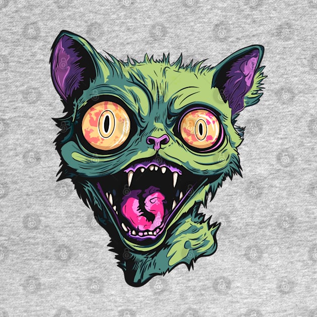 Zombie Cat by ForAnyoneWhoCares